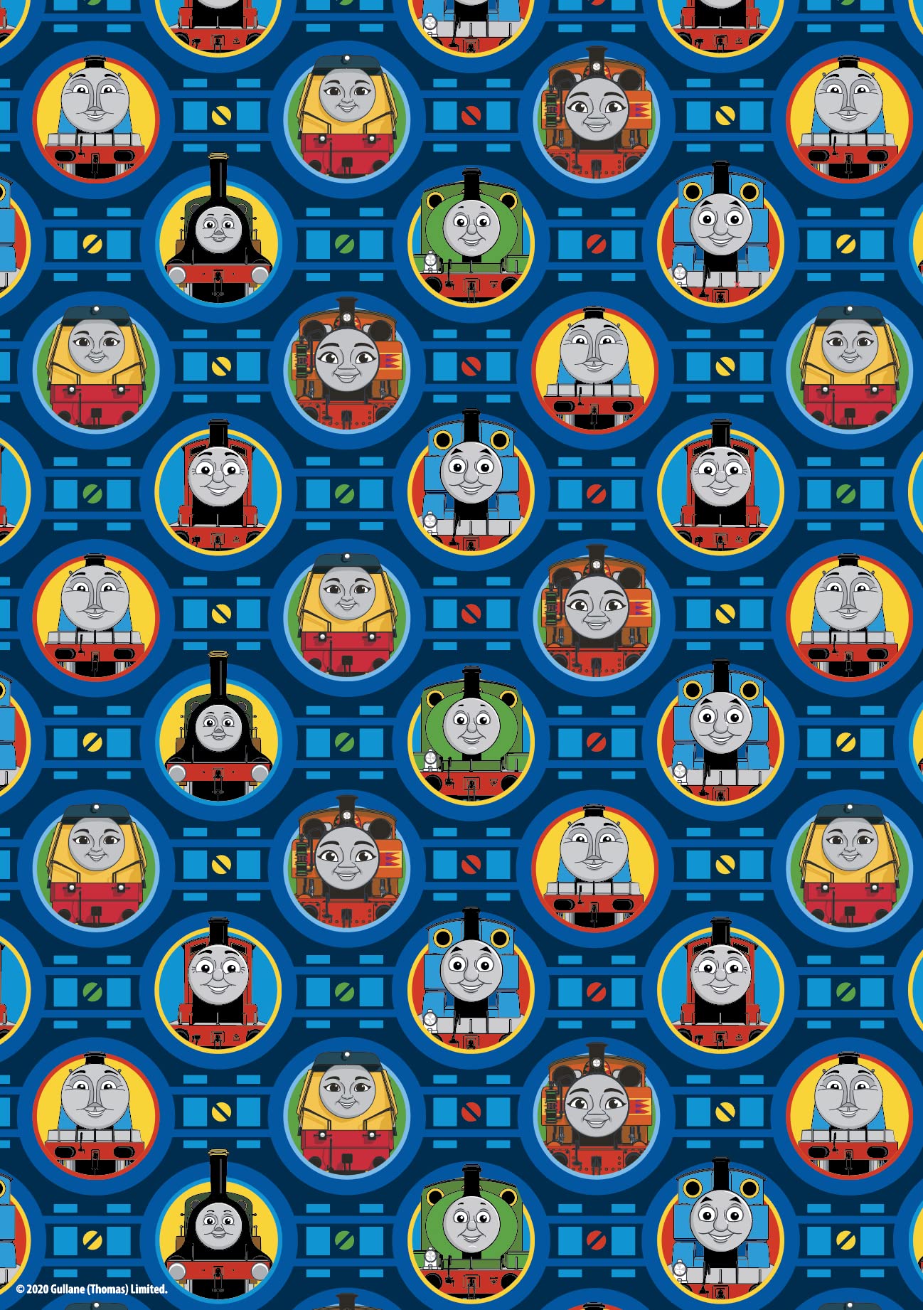 Danilo Promotions Limited THOMAS THE TANK WRAPPING PAPER 4M ROLLWRAP, WRAPPING PAPER FOR PRESENTS