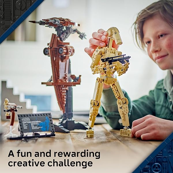 LEGO STAR WARS: THE PHANTOM MENACE BATTLE DROID WITH STAP – BUILDING & LEARNING TOY FOR BOYS & GIRLS, AGES 12+ – STAR WARS TOY & MODEL KIT – GIFT IDEA FOR BIRTHDAYS – 75428