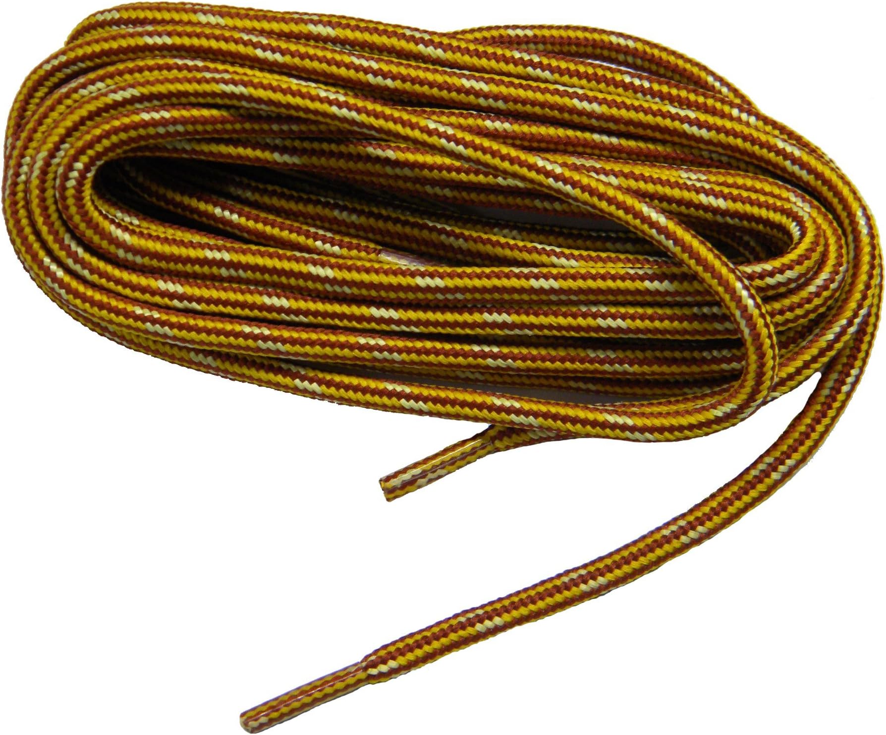 Yellow Gold w/Brown proTOUGH(TM) Kevlar Reinforced Heavy Duty Boot Laces Shoelaces (2 Pair Pack)