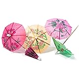 Perfect Stix Parasol pick 288ct Tropical Drink Umbrella Picks (Pack of 288)