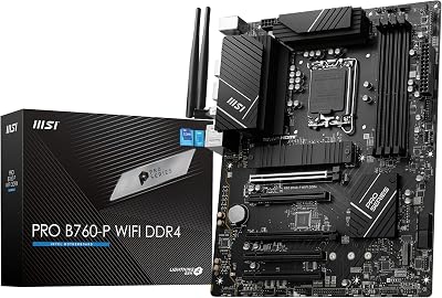 MSI PRO B760-P WIFI DDR4 ATX Motherboard LGA 1700 Intel 14th 13th 12th Gen