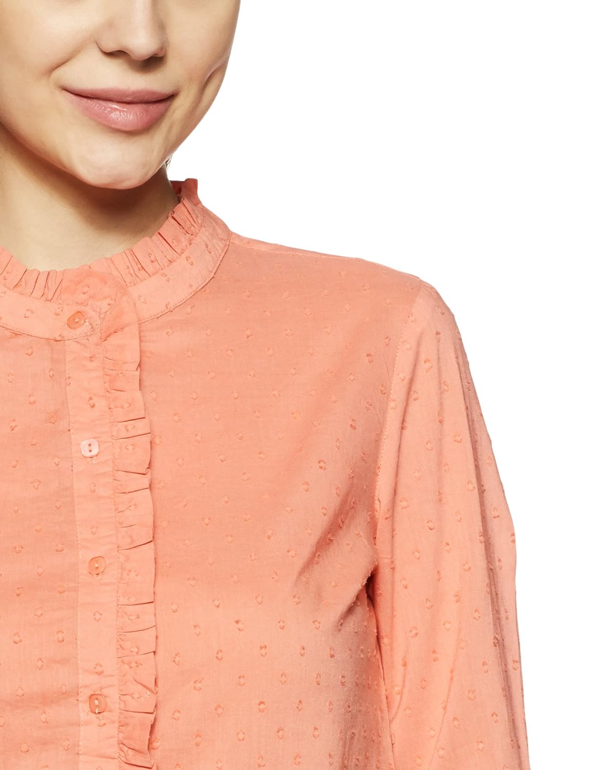 symbol amazon brand women's plain regular fit top