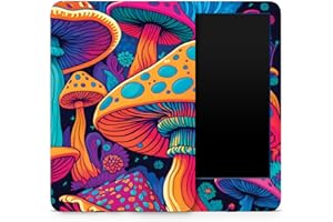 VISION SIGNS & GRAPHICS Skin Compatible with Amazon Kindle 6-inch 11th Gen (2022) - Mushrooms - Premium 3M Vinyl Protective Wrap Decal Cover - Easy to Apply | Crafted in The USA by MightySkins