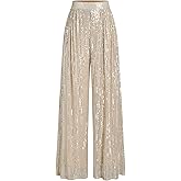 CIDER Sequins Mid Waist Straight Leg Trousers