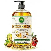 SAHAK Vitamin E Oil Blend 60,000 IU – Organic Vitamin E Oil for Skin, Hair & Nails | Ready-to-Use Body & Face Moisturizing Oil