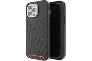 Gear4 Denali Case for iPhone 13 PRO Black Slim & Lightweight Military-Grade 16 FT Impact Protection Antimicrobial Grip Case