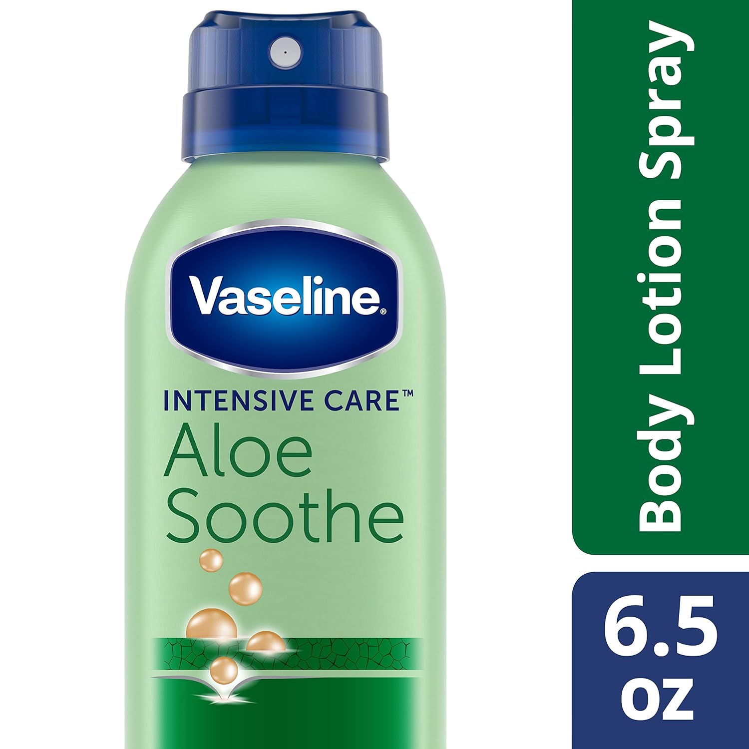 Vaseline Spray & Go Moisturizer, Aloe Fresh, 6.5 oz (Pack of 3)