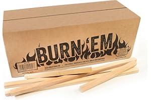 PRIDESPORTS Burn’Em Fire Starter Kindling, Kiln Dried, Perfect for for Fire Pit, Indoor & Outdoor Fireplace, Grills, Smokers, Pizza Ovens, Ideal for Breeo, Solo Stove, Ooni & Other Brands - 5.0 lb Box