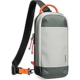 tomtoc Sling Crossbody Bag for Nintendo Switch 2, Protective Travel Chest Carrying Gaming Pouch with 8 Game Cartridges Slots