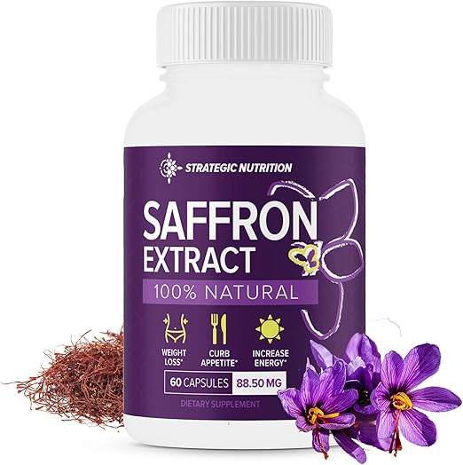 Saffron Capsules Extract Supplement That Supports Healthy Weight Loss