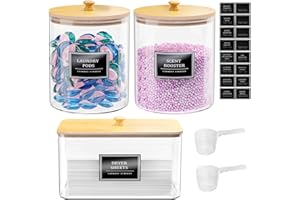 HomePekite Laundry Room Organization Containers,Laundry Pods Container