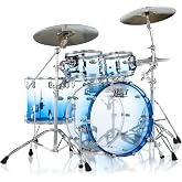 Pearl Crystal Beat 4-Pc. Shell Pack Glacier Fade (Cymbals And Hardware Sold Separately)