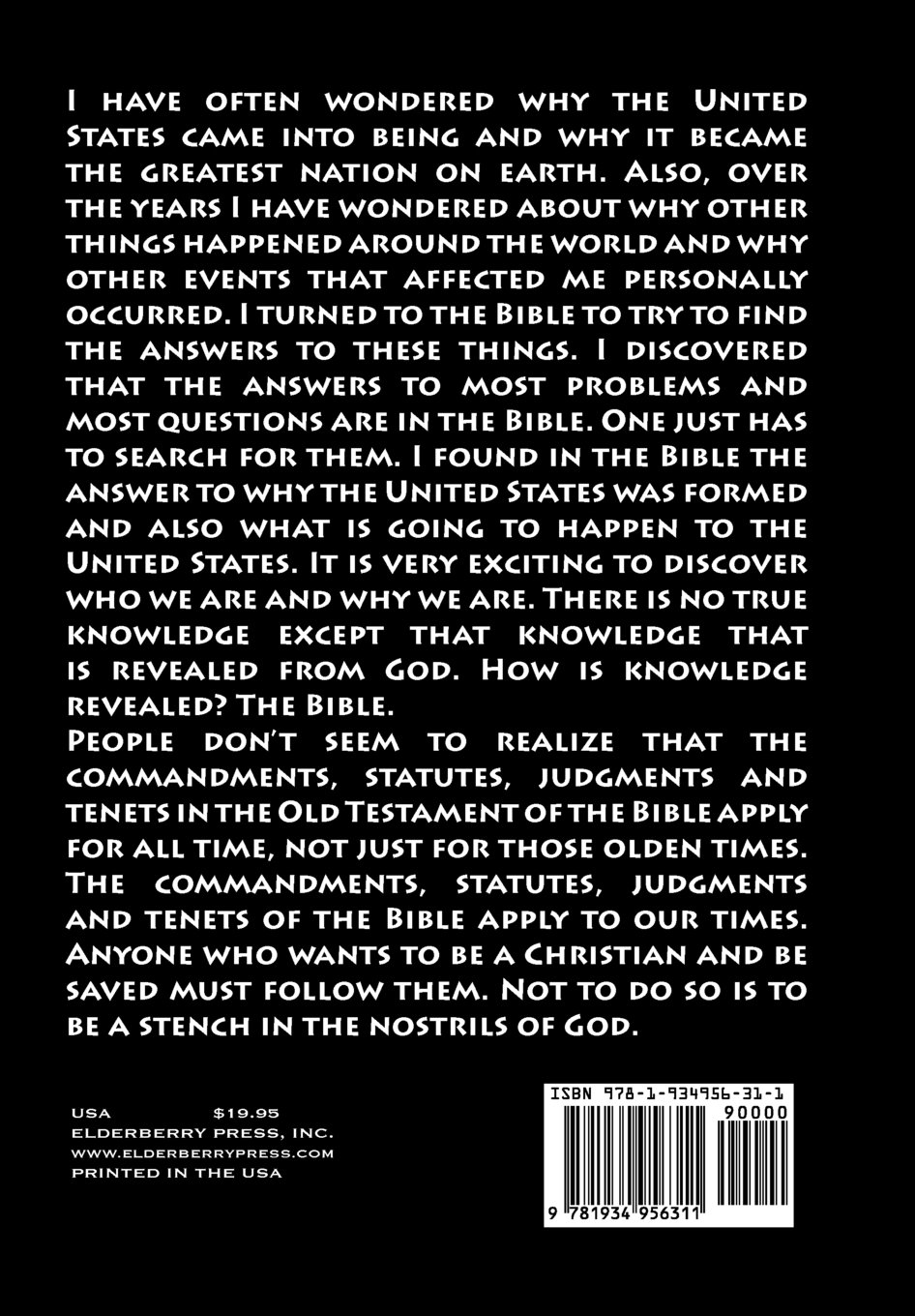 Buy A Stench In The Nostrils Of God: The Fall Of The United States Book  Online At Low Prices In India | A Stench In The Nostrils Of God: The Fall Of