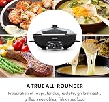 KLARSTEIN Hot Pot & Grill Plate 5L Electric Cooker 2-in-1 Aluminium Heater view 5