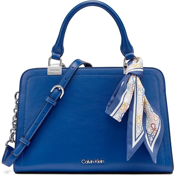 Amazon.com: Calvin Klein Azalea Triple Compartment Satchel, Atomic