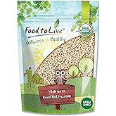 Food to Live - Organic Sunflower Seeds, 4 Pounds Hulled, Raw, Non-GMO, Dried Kernels, Unsalted, Kosher, Vegan, Keto, Paleo, Sirtfood, Bulk, Good Source of Protein