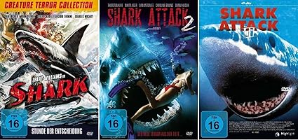 SHARK ATTACK 1 2 3 Trilogy - Angriff des weißen Hai - TERROR AUS DER