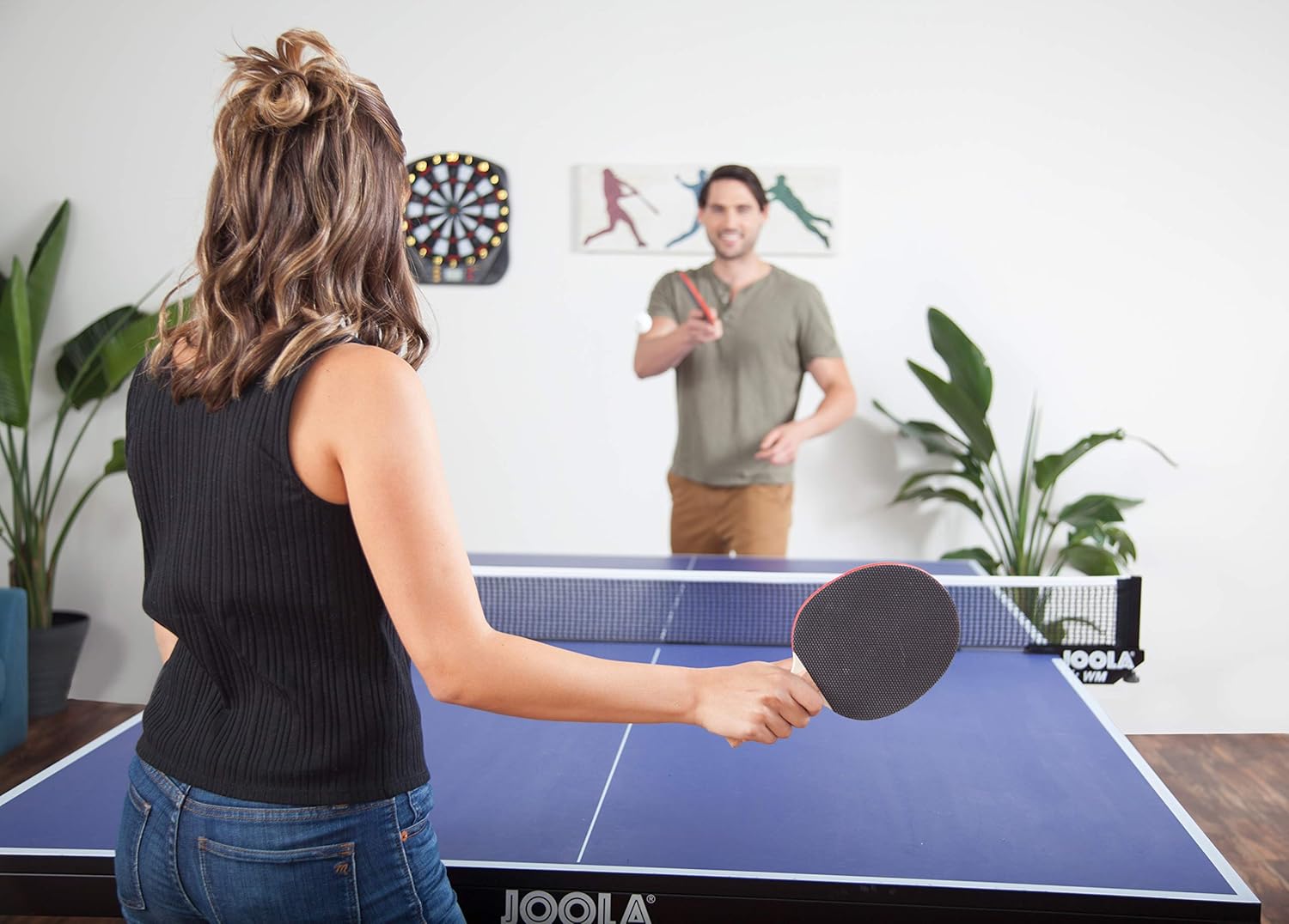 JOOLA 59164 Essentials Series Duel 2-Player Table Tennis Racket Set with Rackets and Balls : Sports & Outdoors