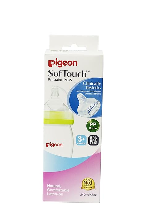 Buy Pigeon Wn Nursing Bottle 240ml With Plus Type Nipple Green