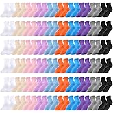 Liitrsh 60 or 150 Pairs Pilates Grip Socks Bulk Unisex Non Slip Yoga Grippy Socks Woman for Adults Yoga Pilates Hospital