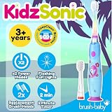 Brush-Baby Flamingo KidzSonic Kids Electric Toothbrush 3+ DeepClean view 2