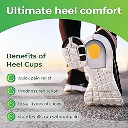 Gel Heel Pads, 2 Pack, FSA HSA Eligible, for