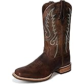 Palitutu Women Western Boots Hand Painted, Square Toe, Full Grain Cowhide, 4-Layer Composite Sole(PLT203603)