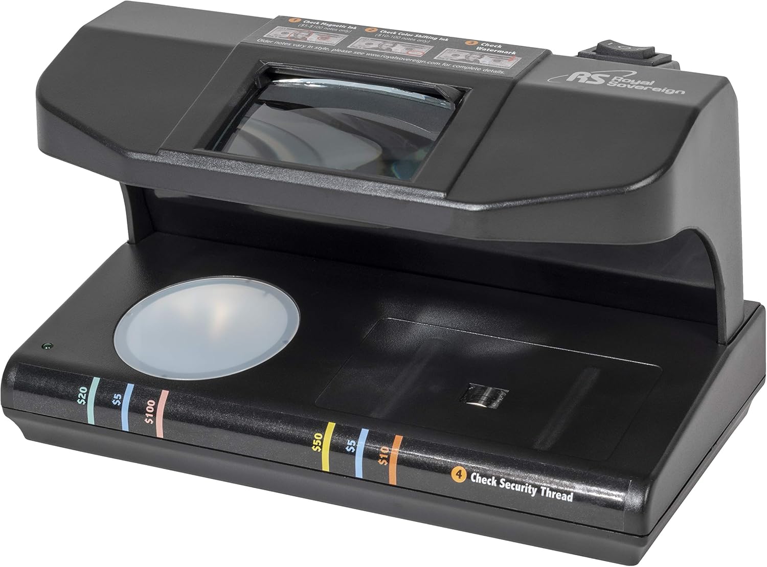 Royal Sovereign Four-Way Countertop Counterfeit Detector (RCD-3000) : Office Products