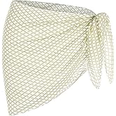 ZAFUL Women Beach Sarong Bathing Suit Wrap Skirt Textured Bikini Swimsuit Cover Ups for Swimwear
