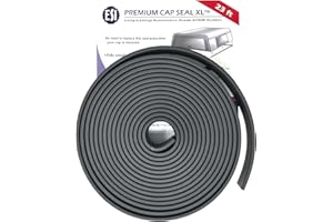 ESI Premium Cap Seal XL 23 FT (2" Width x .200" Height x 23' Length) EPDM Rubber for Caps 200 lbs or Less