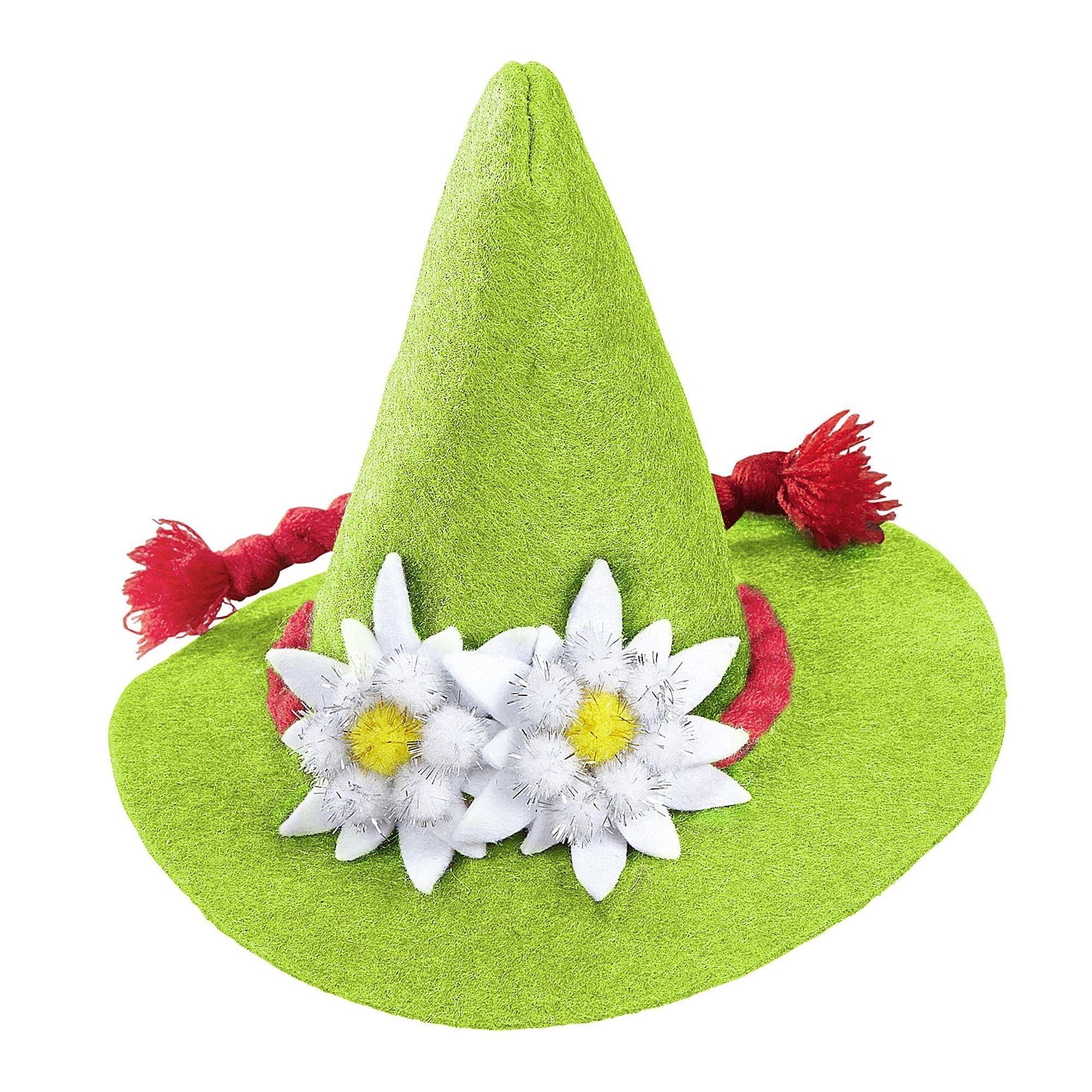 Widmann ? Bavarian Mini Hat with Edelweiss Green