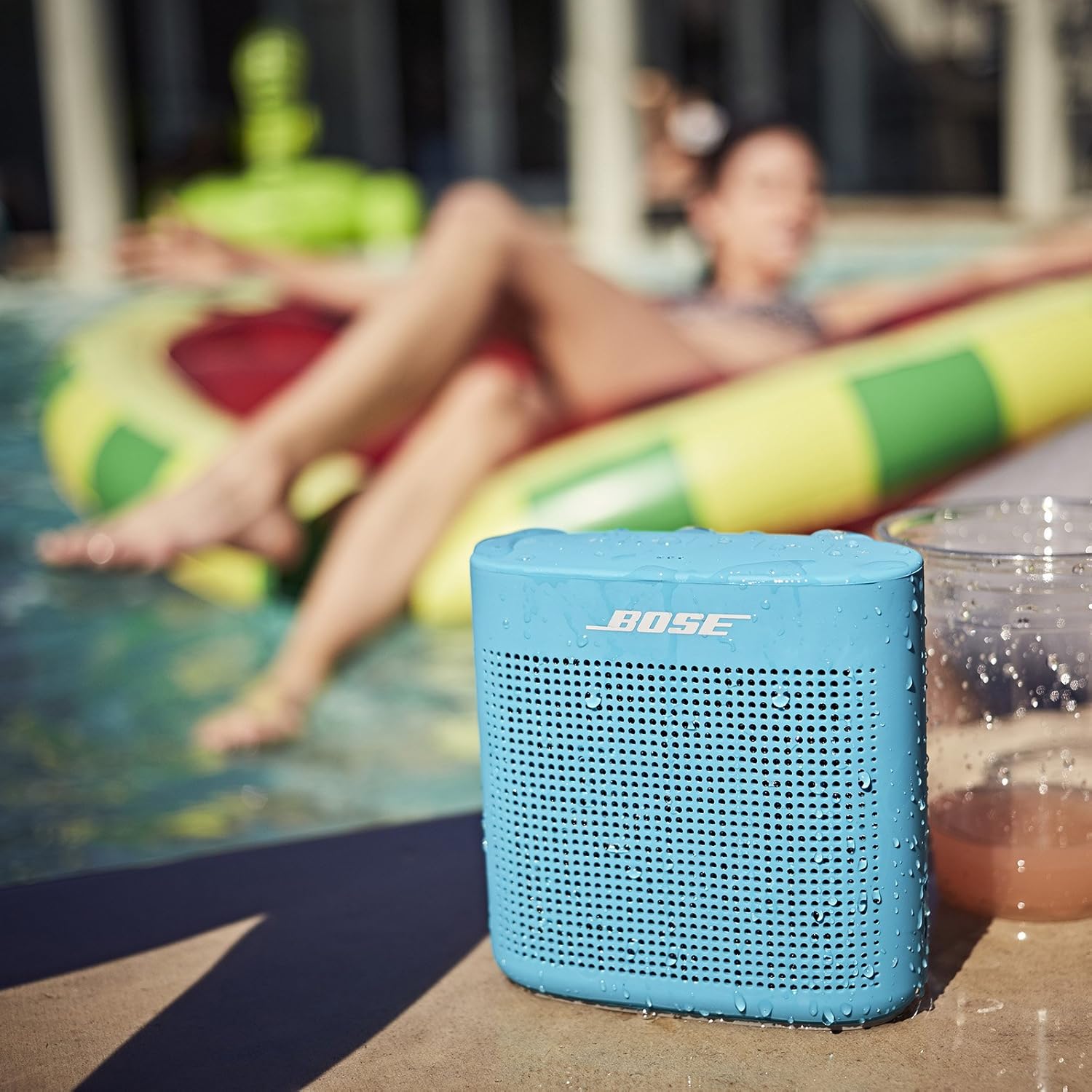 Bose SoundLink Color II: Portable Bluetooth, Wireless Speaker with Microphone- Aqua Blue: Electronics