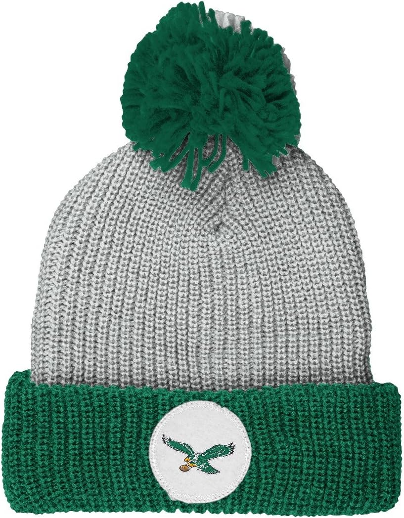 mitchell and ness eagles knit hat