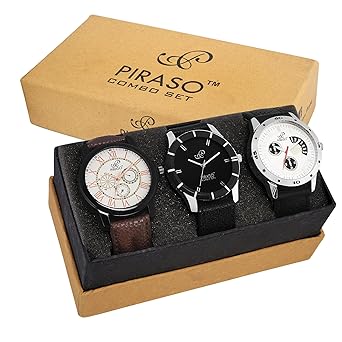 Pack of 3 P3-11 Multicolour Analog Watch for Men and Boys