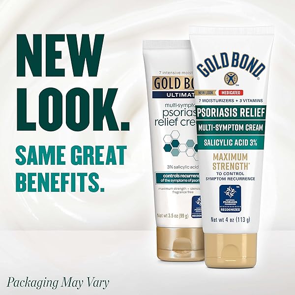 GOLD BOND MULTI-SYMPTOM PSORIASIS RELIEF CREAM, 4 OZ., FOR ITCHY, IRRITATED & SCALING SKIN