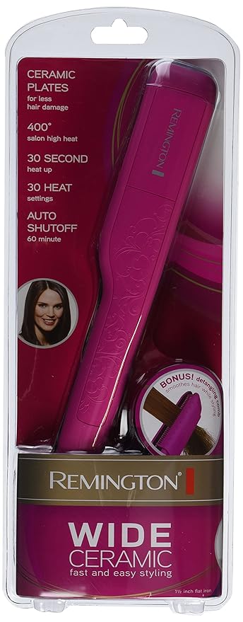 remington wide ceramic flat iron