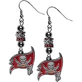 Siskiyou Sports NFL womens Euro Bead Earrings