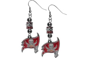 Siskiyou Sports NFL womens Euro Bead Earrings