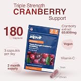 Zipvit Triple Strength Cranberry 60,000mg Vitamin C 180 capsules view 4