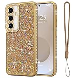 Lafunda for Samsung Galaxy S25 Case Glitter, Luxury
