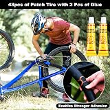 Nadinsta 85Pcs Puncture Repair Kit for Bike Tire Portable Storage Box view 3