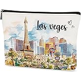 CRASHOT Las Veges Souvenirs Gifts for Women, Travel Cosmetic Bag, Las Veges Zipper Makeup Bags Toiletry Pouch, City Gifts for Girls Besties Friends Bff Sister Daughter