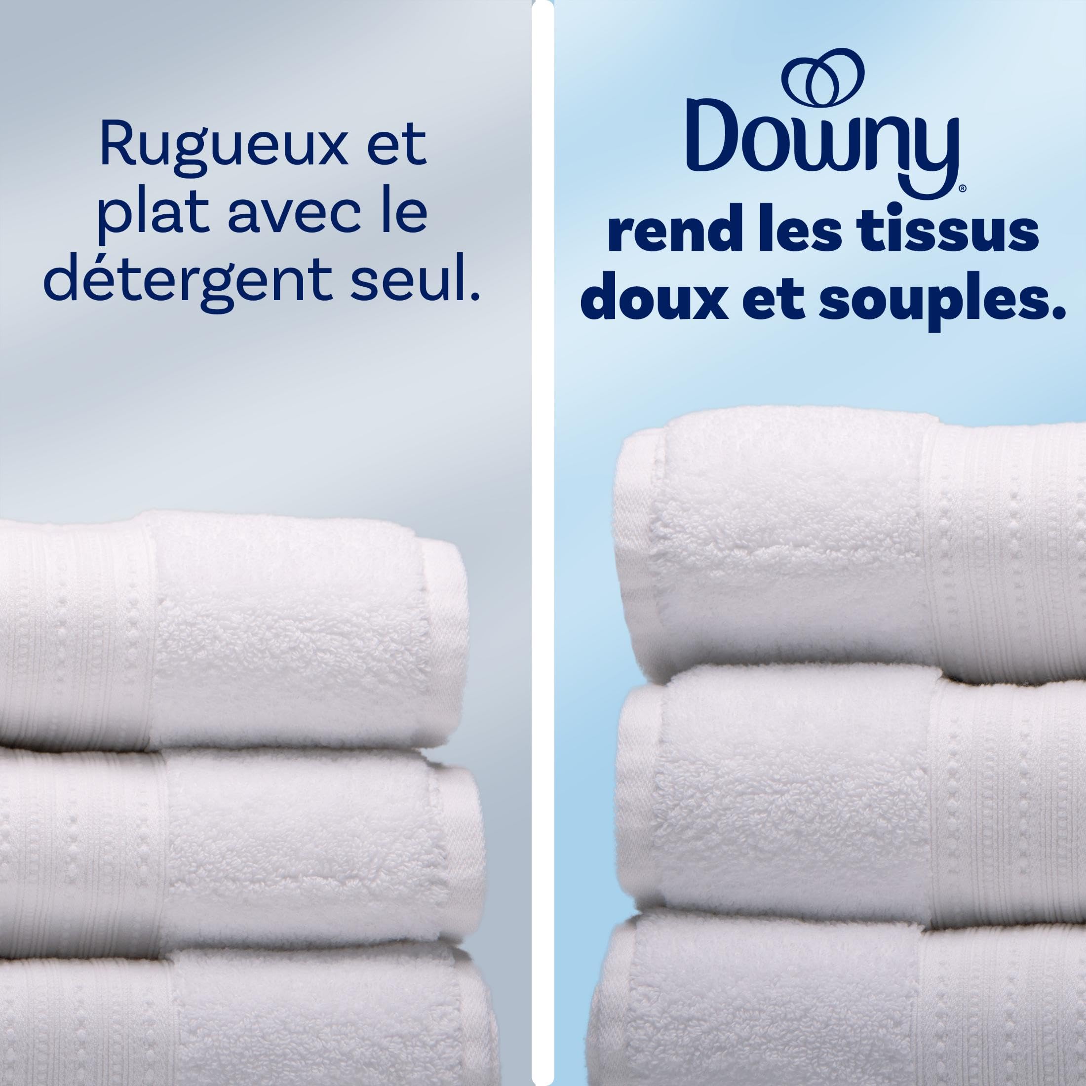 Downy Soft, 2 in 1 Soft and Fresh Liquid Fabric Softener, April Fresh, 140 fl oz, 190 Loads, Fabric Conditioner Liquid provides softness and freshness for fabrics