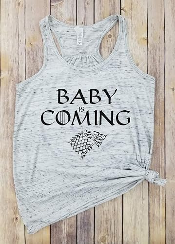 Amazoncom Baby Is Coming Game Of Thrones Tank Maternity