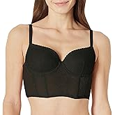 Amazon Essentials Women's Stretch All Over Lace Longline Bustier Corset