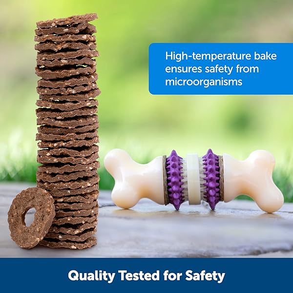 PETSAFE® NATURAL RAWHIDE TREAT RING REFILLS, SIZE C, PEANUT BUTTER FLAVOR, REPLACEMENT TREATS BUSY BUDDY TREAT RING HOLDING TOYS