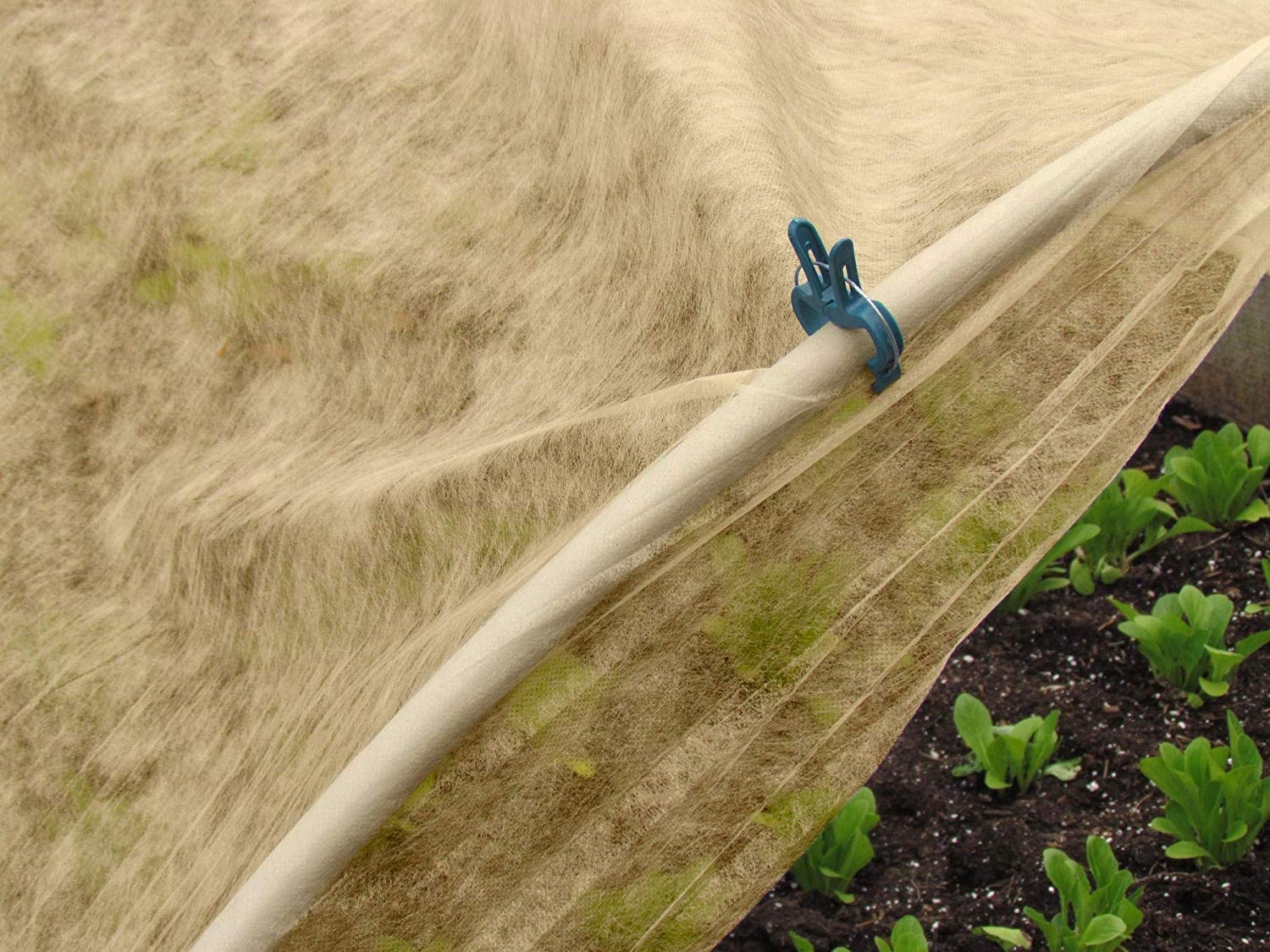 UniEco Floating Row Cover 0.9oz 10x50 Reusable Plant Covers for Winter Frost Freeze Protection Cover