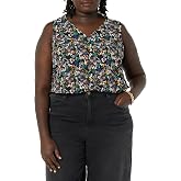 Amazon Essentials Women's Regular-Fit V Neck Sleeveless Layering Tank Top (Available in Plus Size)