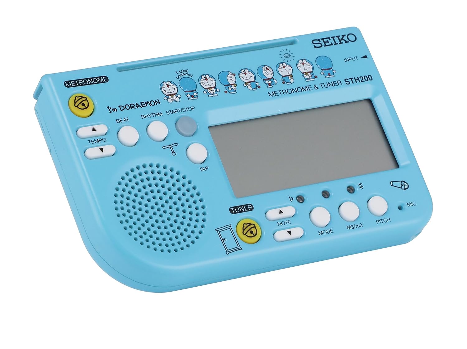 Amazon Seiko セイコー メトロノーム チューナー I M Doraemon ドラえもん ブルー Sth0drl チューナー 楽器 音響機器