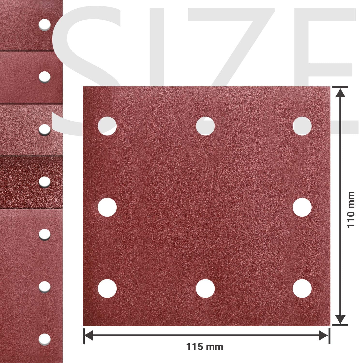 TACKLIFE 1/4 Sheet Sander, 2.2A Palm Sander with Copper Motor, 15,000 RPM, Dust-proof Switch, Soft Rubber Protection, Low Tremor for DIY Sanding PSS01A: Home Improvement